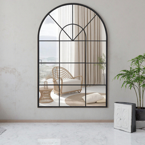 Lớn Gothic cong cửa kim loại khung vườn tường Gương Cổ Điển cổ điển trang trí nhà với phong cách hiện đại Retro cho khách sạn - Product Image 6