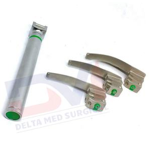 ชุดกล้องตรวจกล่องเสียงแบบใยแก้วนำแสงสำหรับเด็ก-มิลเลอร์ เยอรมัน สแตนเลส ได้รับการรับรองมาตรฐาน CE-เครื่องมือผ่าตัดพื้นฐาน เดลต้า ซิร์จิคอล - Product Image 4