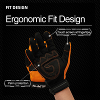 Gants d'entraînement robustes en microfibre durable Gants tactiques de moto en microfibre