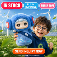 Boîte mystère Thème Animaux du Japon Pendentif en peluche PVC Jouets de collection