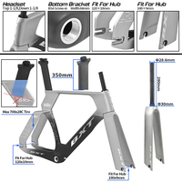 Rangka Sepeda Balap Serat Karbon Baru BXT TRC-695 2026 Fixed Gear