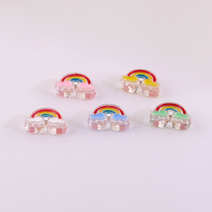 Colorful Transparent Acrylic Rainbow <b>Beads</b> For Jewelry Making Scattered <b>Loose</b> <b>Beads</b> Spring 2024 Yiwu Origin - Product Image 2