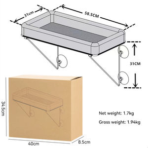 Новый металлический каркас, роскошный высококачественный экологически чистый кошачий оконный окунь, оптовая продажа, изготовленный на заказ, домашний кошачий гамак, товары для домашних животных - Product Image 5