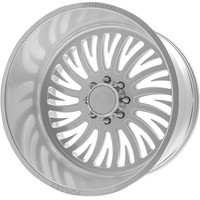 Jantes de camion forgées sur mesure polies Super Single 20X10 24X14 28X14 30X16 avec capuchons flottants 8X165.1 8X180 pour Silverado 2500