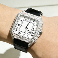 Wholesale Low Priced <strong>Best</strong> <strong>Selling</strong> Ice Crystal Moissanite Diamond <strong>Watches</strong> Brand New Genuine Leather Business <strong>Mens</strong> <strong>Watches</strong>.