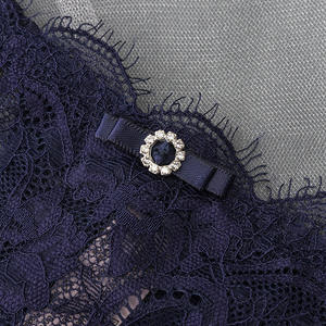 Culotte string en dentelle sans couture confortable pour femme, sous-vêtements sexy en coton tissé pour femmes adultes, couleur unie T/T - Product Image 4