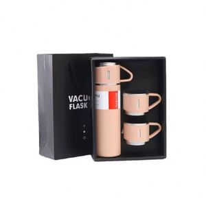 Coffrets cadeaux d'entreprise, cadeaux promotionnels, gobelets isothermes personnalisés avec logo imprimé, bouteilles d'eau avec 3 couvercles - Product Image 1