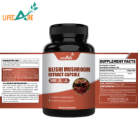 Lifecare Supply OEM Marque privée Meilleure vente Supplément à base de plantes Vitamine Reishi Champignon Capsules