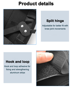Bán buôn chuyên nghiệp bản lề đầu gối Brace hỗ trợ đàn hồi đầu gối nén phục hồi chức năng tay áo cho xương bánh chè khum - Product Image 5