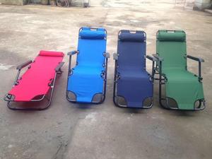 Chaise longue de plage pliable en aluminium durable pour le jardin, le bureau, la terrasse, la pause déjeuner, la détente en plein air, chaise inclinable à gravité zéro - Product Image 4