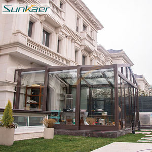 Sunkaer 3D diseño personalizado vinilo vidrio proyectado retráctil al aire libre sol gazebo sunroom patio recinto terraza cubierta - Product Image 5