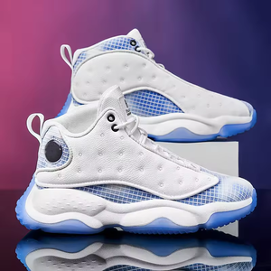 Men's PU <b>Leather</b> Running Shoes Fashion <b>Sneakers</b> with Breathable Waterproof Walking Sports Shoes Young Students Basketball Shoes - Product Image 2