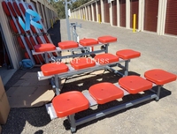 Offre Spéciale : Sièges de Tribunes Extérieures pour Stades Scolaires avec Toit, Certifiés CE/TUV