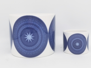 Macetas de Cerámica Azul y Blanca Pintadas <span class=keywords><strong>a</strong></span> <span class=keywords><strong>Mano</strong></span> de Jingdezhen, Cubiertas Vintage para Macetas de Flores y Suculentas, Decoración para Jardín y Hogar - Product Image 4