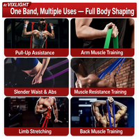 Banda de Resistencia para Hombres, Entrenamiento de Fuerza, Estiramiento, Ejercicio en Interiores, Gimnasio en Casa, Duradera, Resistente, para Músculos Centrales, Venta al Por Mayor