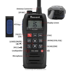 Talkie-walkie haute puissance récent RS-39M, flottant, étanche et IP67, avec suppression du bruit, radio marine VHF, talkie-walkie étanche - Product Image 3