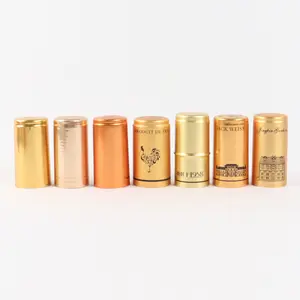 Wholesale Custom Logo Aluminum Foil Wine Capsule Sleeve Shrink Capsule Wine Liquor Whiskey Vodka Multilayer Capsule