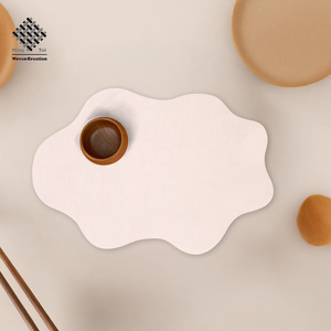 Đa Năng PVC Giả Da Hình Dạng Đặc Biệt Placemat Hình Dạng Đám Mây Không Trượt Silicone Babys Trẻ Em Ăn Bàn Thảm - Product Image 3