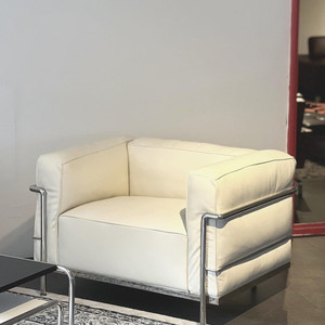 Divano Sezionale in Pelle <span class=keywords><strong>Contemporaneo</strong></span> Corbusier - Set Lusso <span class=keywords><strong>Moderno</strong></span> Minimalista per <span class=keywords><strong>Soggiorno</strong></span> - Product Image 4