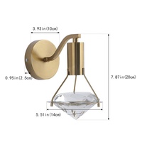 Lumière luxe entrée chambre applique murale chevet petit lustre créatif salon fond mur allée applique