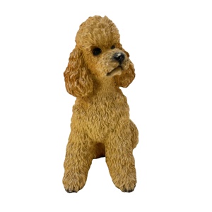 <span class=keywords><strong>Miniature</strong></span> résine artisanat chien jouet maison accessoires pour animaux de compagnie drôle ornement et mignon <span class=keywords><strong>caniche</strong></span> Figurine élégante décoration de la maison 480 pièces - Product Image 4