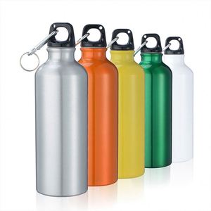 Promotion Custom Logo <b>750ml</b>, Portable Bike Water <b>Bottle</b> Single Wall Stainless Steel Sport Water <b>Bottles</b> With Carabiner/ - Product Image 3