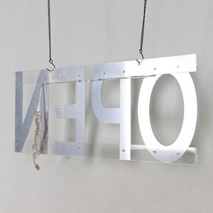 Hight Bright Orange Thin Light PCB RGB Flasher Large LED Open Signs Vap Hookah Shop Pantalla de publicidad LED - Product Image 6