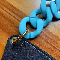 Pochette isolante amovible en cuir PU pour boissons, thé au lait, sac d'emballage pour boissons à secouer, style européen-américain, porte-gobelet à chaîne