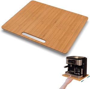Glissière d'appareil de cuisine pour comptoir <span class=keywords><strong>plateau</strong></span> coulissant en bambou pour cafetière - Product Image 1