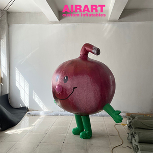 Costume gonflable <span class=keywords><strong>d</strong></span>'oignon souriant personnalisé pour les activités publicitaires des centres commerciaux, costume de légumes gonflable pour les fêtes cosplay - Product Image 6