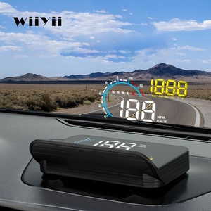 Múltiples Métodos de Cableado HUD M12 GPS/OBD Pantalla de Visualización Frontal con Función de Escaneo de Códigos de Error - Product Image 1