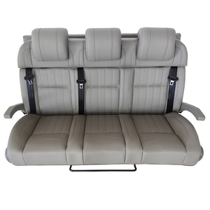 <span class=keywords><strong>Asiento</strong></span> de Autocaravana Personalizado de Fábrica ODM, <span class=keywords><strong>Asiento</strong></span> Cama Rock and Roll de 3 Plazas, Revestimiento de Cuero PU Impermeable, Seguridad de 3 Puntos - Product Image 1