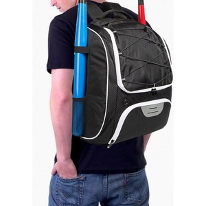 Sac à dos de baseball léger et imperméable pour enfants et jeunes, avec compartiment à chaussures, fabriqué en usine BSCI, faible MOQ. - Product Image 6