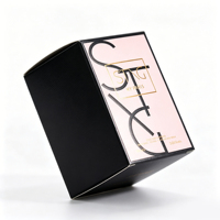 Boîte d'emballage cosmétique haut de gamme personnalisée, boîtes rigides pour crème pour le visage et poudre libre avec logo personnalisé et impression UV