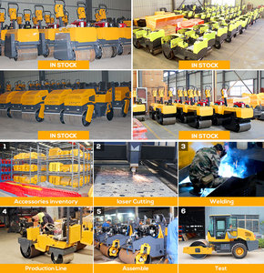 Đôi trống rung Con lăn 3 tấn Mini đường lăn với Phụ tùng để bán - Product Image 6