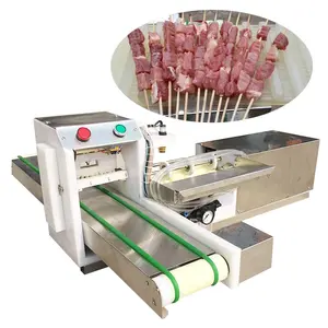 Doner Kebab Vleesproduct Maken Machines Saté Spies Machine Automatisch