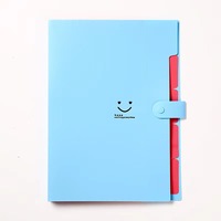 Dossier de documents transparent poche dossiers en plastique Portable format A4 papier dossier de fichiers en expansion
