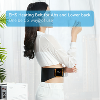 Ceinture chauffante électrique pour hommes, ceinture de tonification abdominale du dos inférieur, censoir d'entraînement ABS