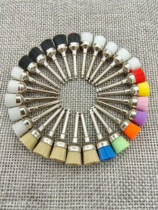 Set Professionale di Spazzole per Lucidatura Dentale, Spazzole in Gomma Tipo <span class=keywords><strong>Latch</strong></span>, Lucidatore Piatto Conico, Kit Strumenti per Dentisti - Product Image 2