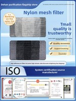 Filtre à charbon actif en maille de nylon pour climatisation centralisée, élément filtrant primaire anti-poussière pour sortie d'air à lamelles