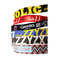 Bracelets en papier synthétique YUPO imperméables et économiques, 19x250mm, lot de 500 pour promotions événementielles, bracelet trèfle