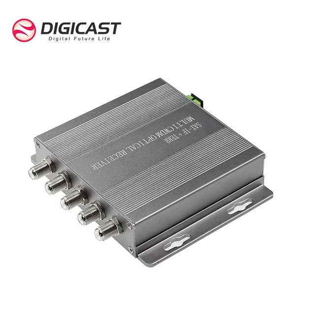Satellite Fiber Optic Mini Cable TV Receiver SC/APC CATV Optical Receiver 45-2400MHz RF Frequency 1510-1570nm Input Wavelength