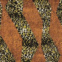 Vente en gros 100% polyester satin tissu personnalisé tigre léopard imprimé en mousseline de soie pour les filles pour la maison pyjamas mode sacs motif tissé