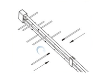 Starke High-Definition-Signalempfangsantenne für den Außenbereich, digitale HDTV-Log-Periodische Antenne, UHF 4G/5G Filter, DVB-T, Mastmontage, Aluminium, TV