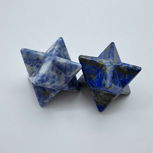 2024 giá bán buôn sao con Lắc Thạch Anh Tím Thạch Anh Tiger Eye merkaba Đối với trang sức mặt dây chuyền làm pha lê đá - Product Image 6