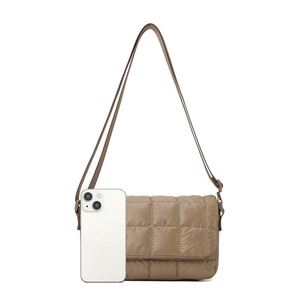 Custom Trendy <b>Travel</b> Leisure Quilted Puffy Shoulder <b>Bag</b> Lightweight Winter Soft Padded <b>Cosmetic</b> Storage <b>Bag</b> for Women - Product Image 5