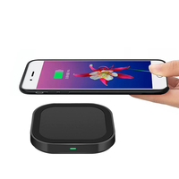Nouveau produit à bas prix, mini station de charge sans fil 15W, chargeur sans fil pour iPhone, Android, Samsung
