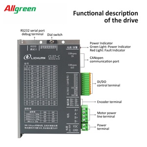 DC24~50V 4/4.5/5/5.8A 1000PPR 2/2.3/2.8/4.5/4.8/5.5N.m Stepper <b>Motor</b> <b>Controller</b> 2 Phase Nema24 Closed Loop Stepper <b>Motor</b> Drivers - Product Image 3