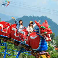 Manèges de parc d'attractions pour enfants à thème ludique, toboggan, montagnes russes Dragon à vendre