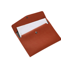 Porte-documents en cuir PU bleu marine avec logo personnalisé, imperméable, format A4, organiseur de documents, sac à fermeture éclair